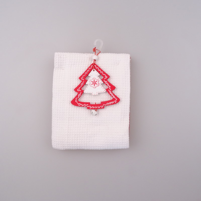 waffle tea towel with Chritmas decoration gift towel set