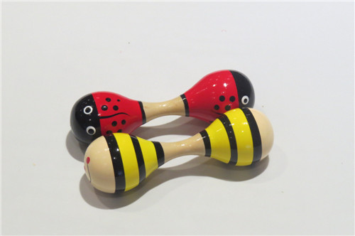 Double side wood maraca DF208