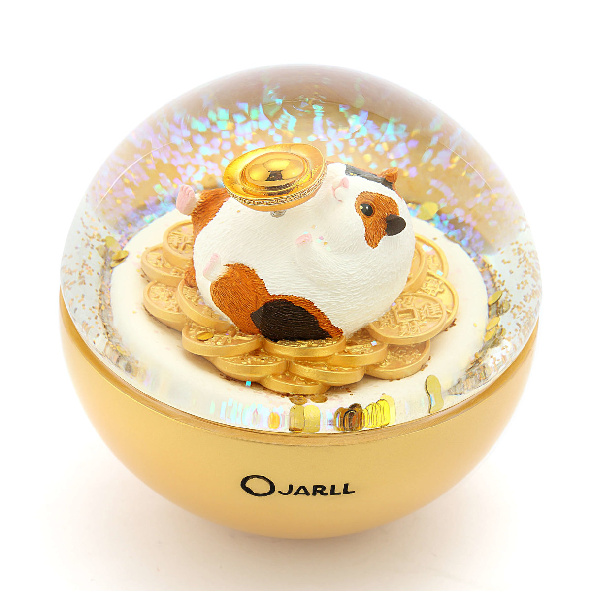 100mm Fortune guinea pig tumbler water globe