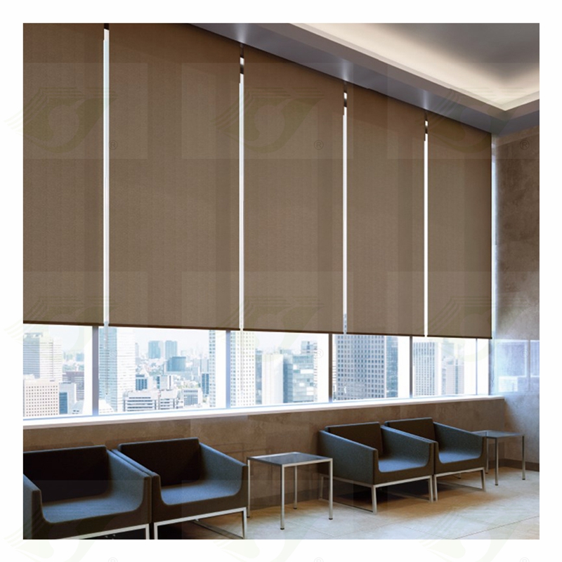 PolyesterWholesale Office Roller Blinds Waterproof Sunscreen Fabric Industrial Window Roller Shades