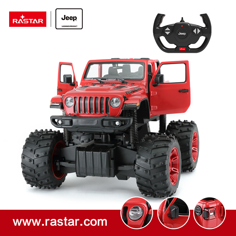 RASTAR R/C 1:14 JEEP Wrangler JL with Big foot design License Remote Control RC Car