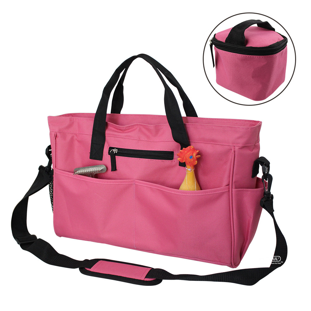 Pet Grooming Tote, Dog Grooming Supplies Organizer Bag for Grooming Tool Kit