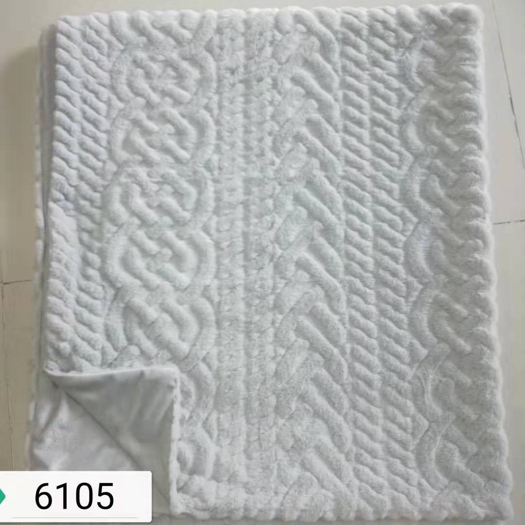 Artificial rabbit hair ultrasonic process blanket