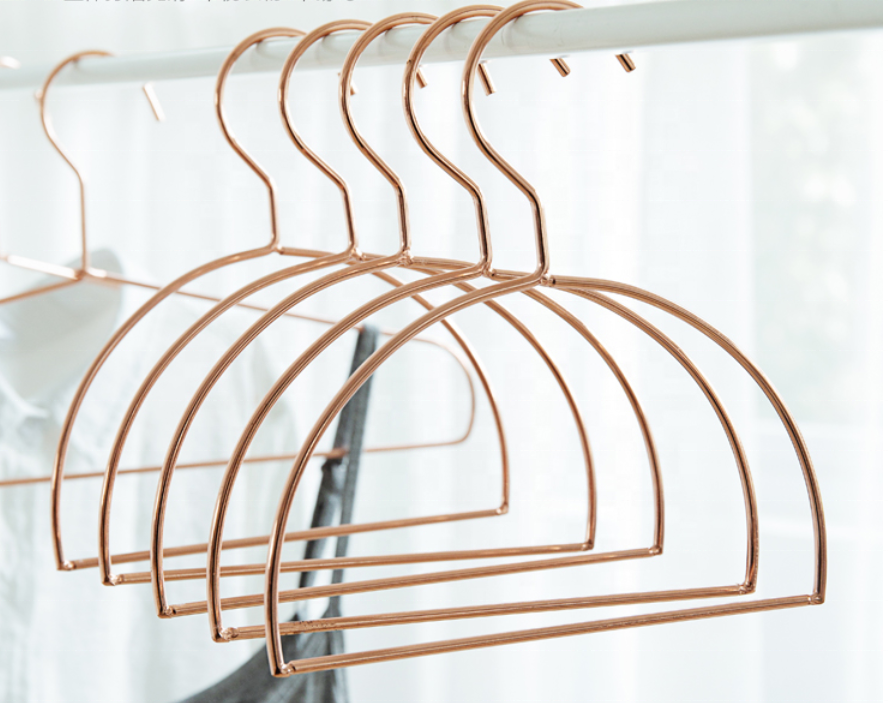 Retail rose gold high quality ring scarf hanger for garment use