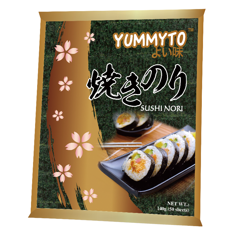 YUMMYTO Roasted Seaweed/Roasted Nori 10 sheets/50 sheets [Japanese cuisine/Sushi/Temaki/Onigiri]