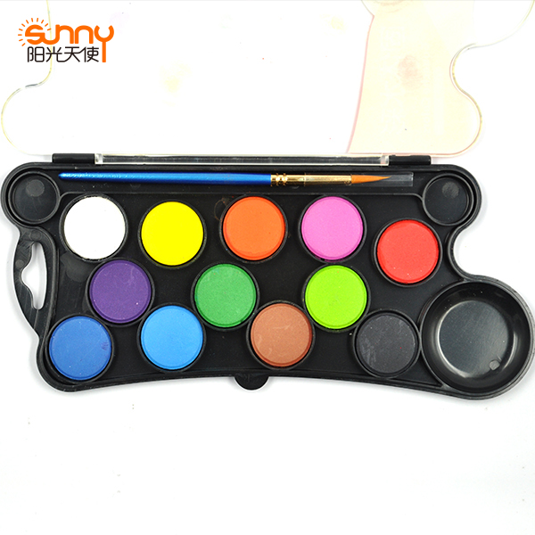 solid paint OEM high quality water color cake dry gouache kids and artists for painting
