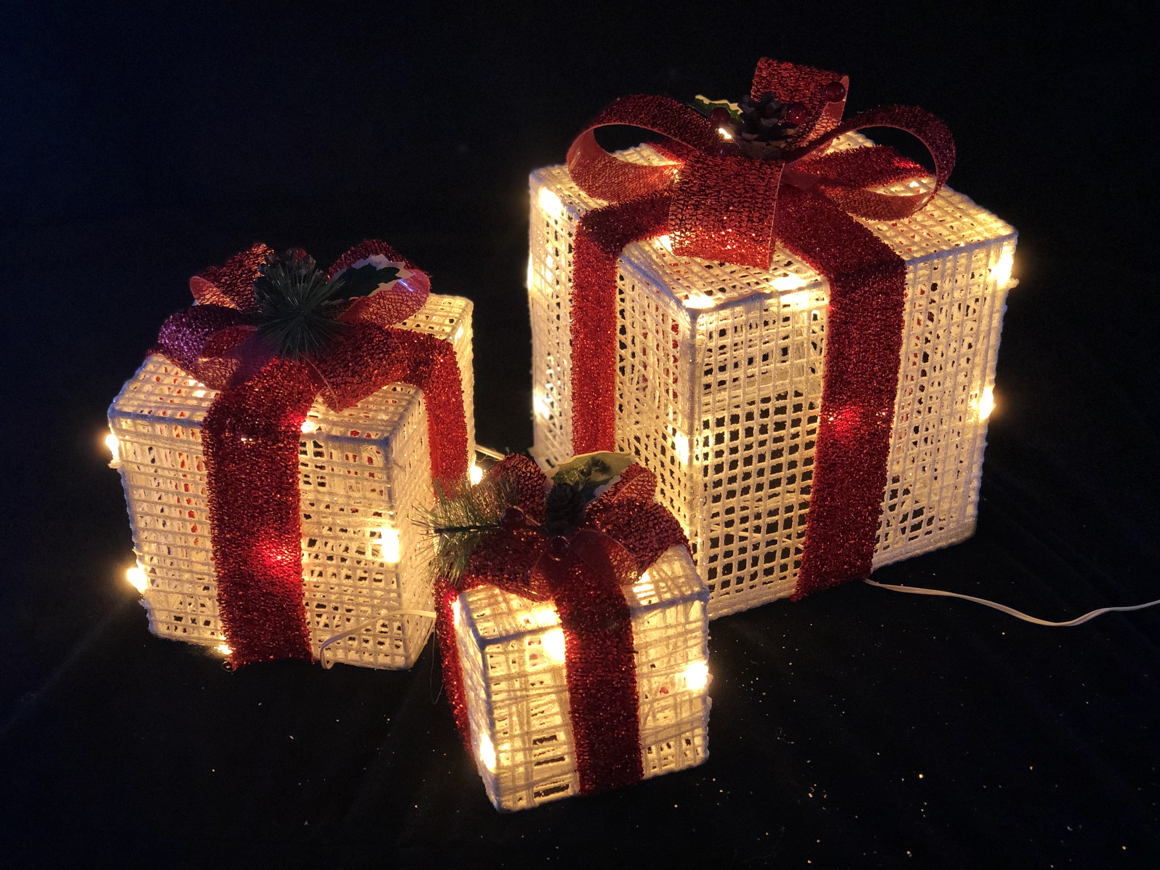 Set of 3 Christmas gift box