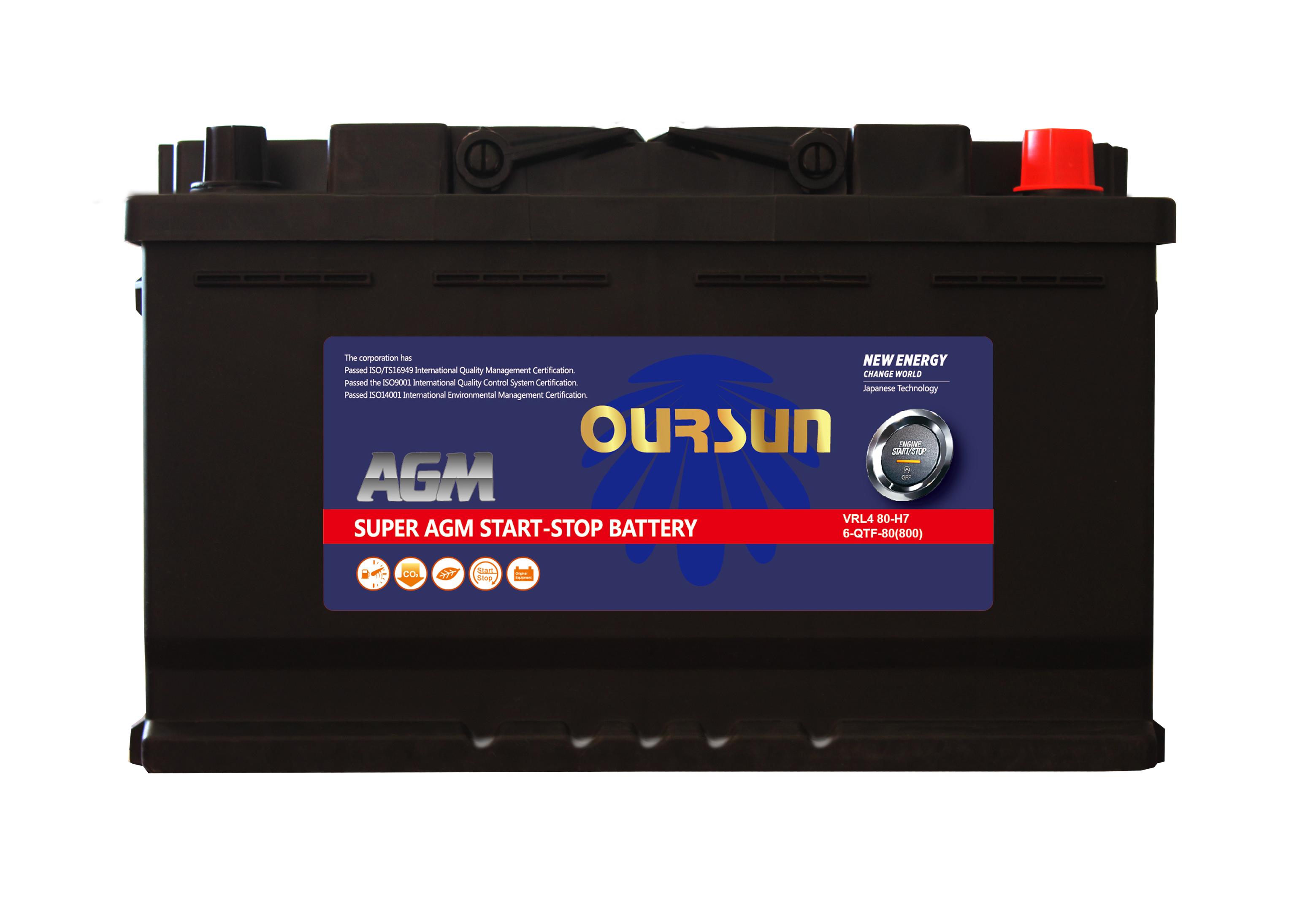 start-stop AGM car battery