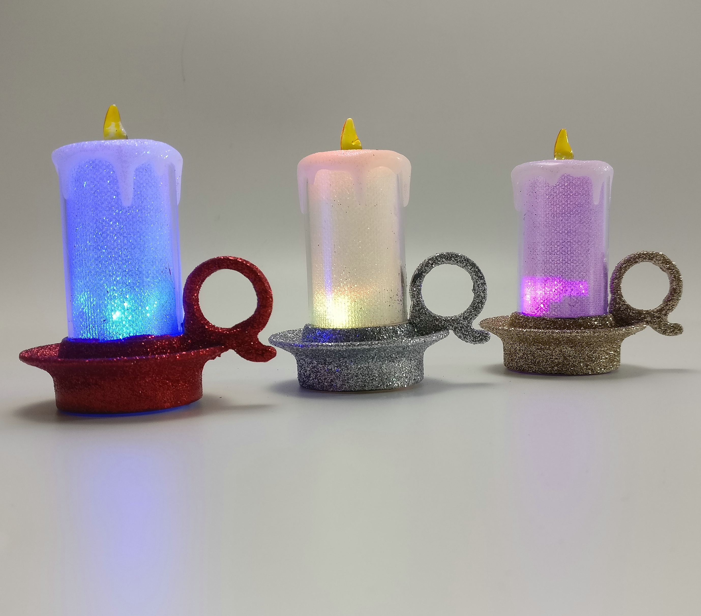 Plastic LED Candle Light | Christmas Decor | OEM Custom Wholesale Festival Candle
