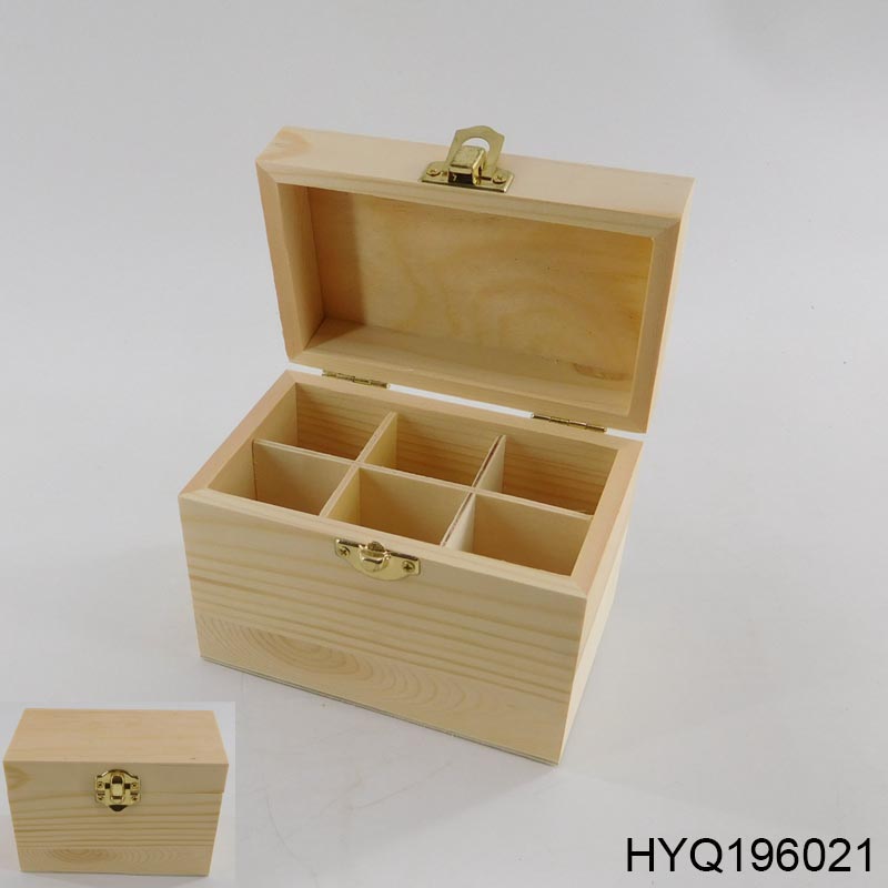 Wood essential oil box