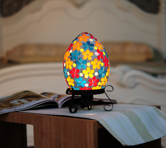Table Lamp Glass Mosaic decorative lamp Home decoration glass Mosaic desk lamp