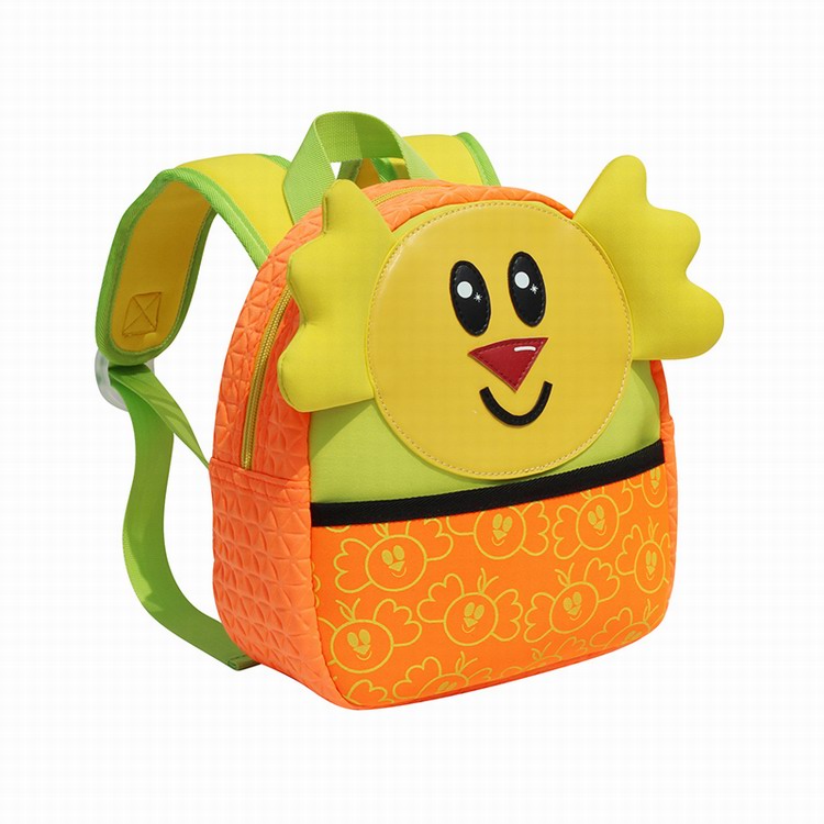 High end custom cartoon neoprene kid backpack