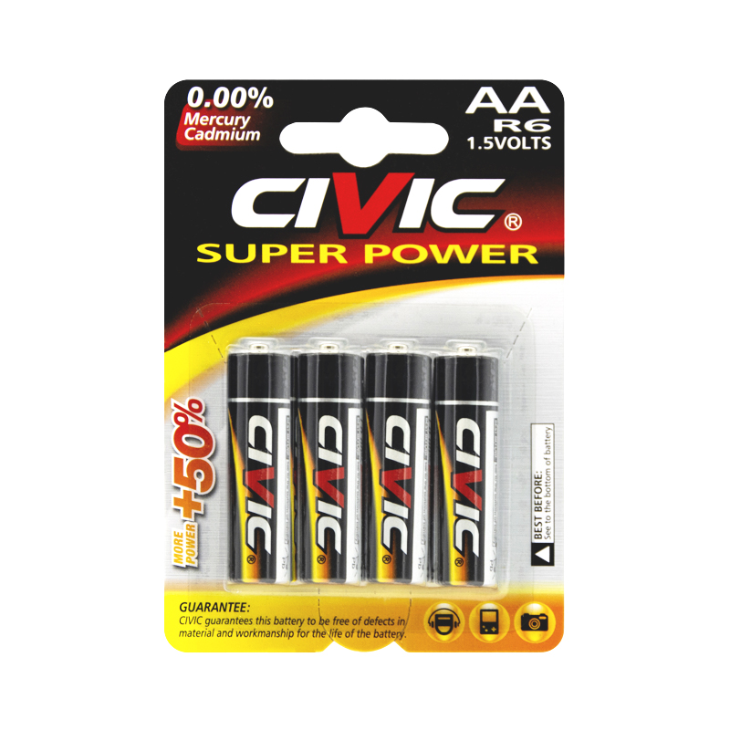 Dry Battery / Zinc Carbon Battery Aa R6 1.5v