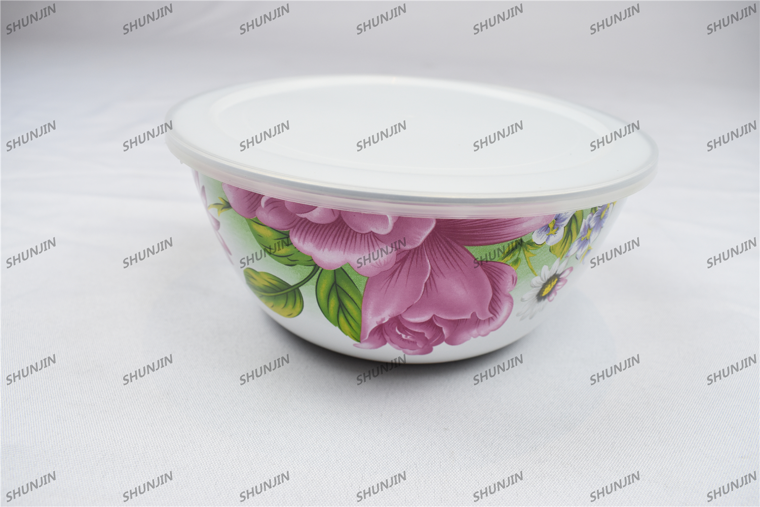 Enamel mixing bowl