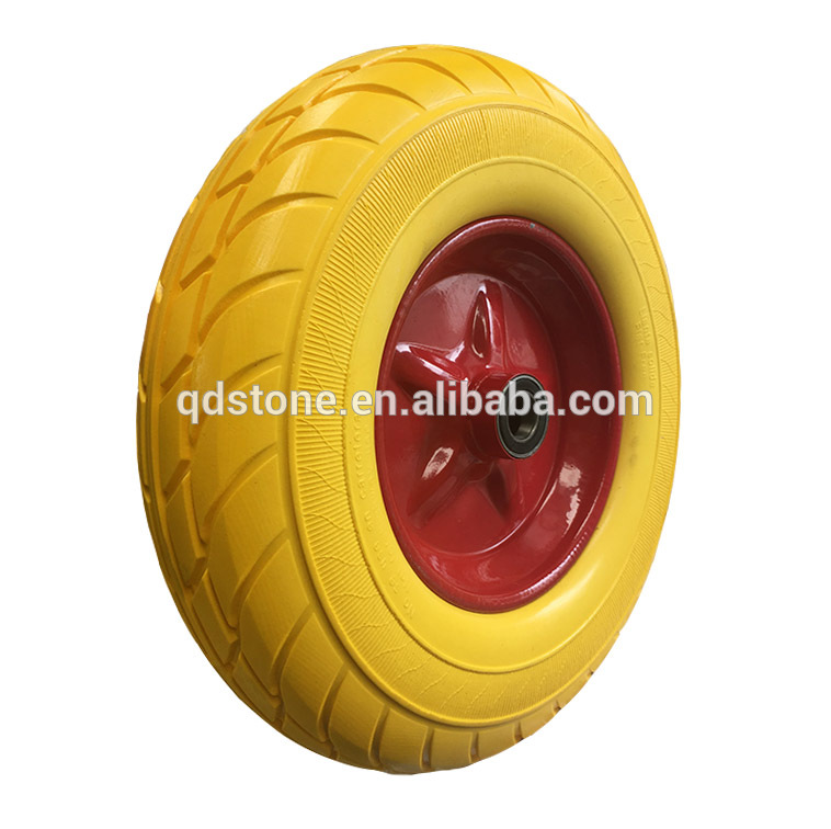 High Quality 16''x4.00-8 PU Foam Wheel