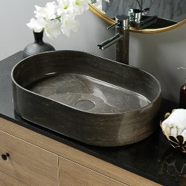 SLO6038BS Contemporary Design Wash Basin in Natural Marble