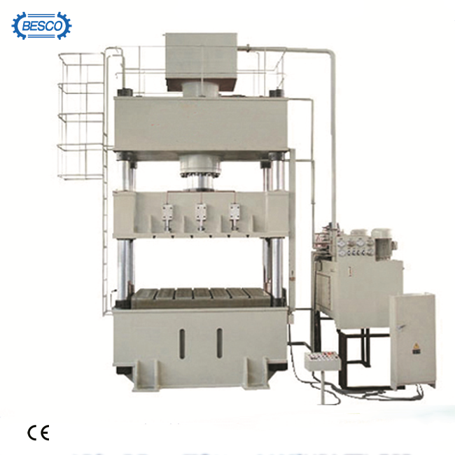 Deep Drawing Four Column Vertical Hydraulic Press 100 Ton