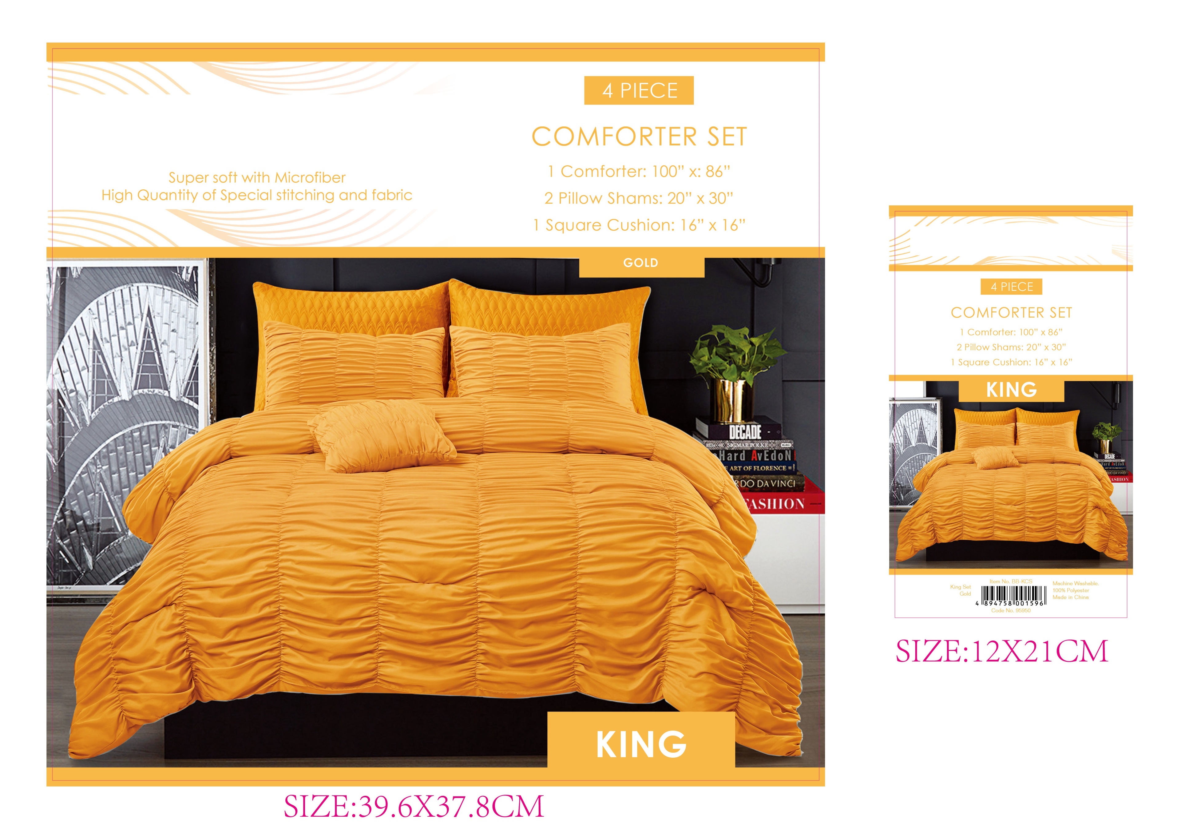 4pcs Comforter Set
