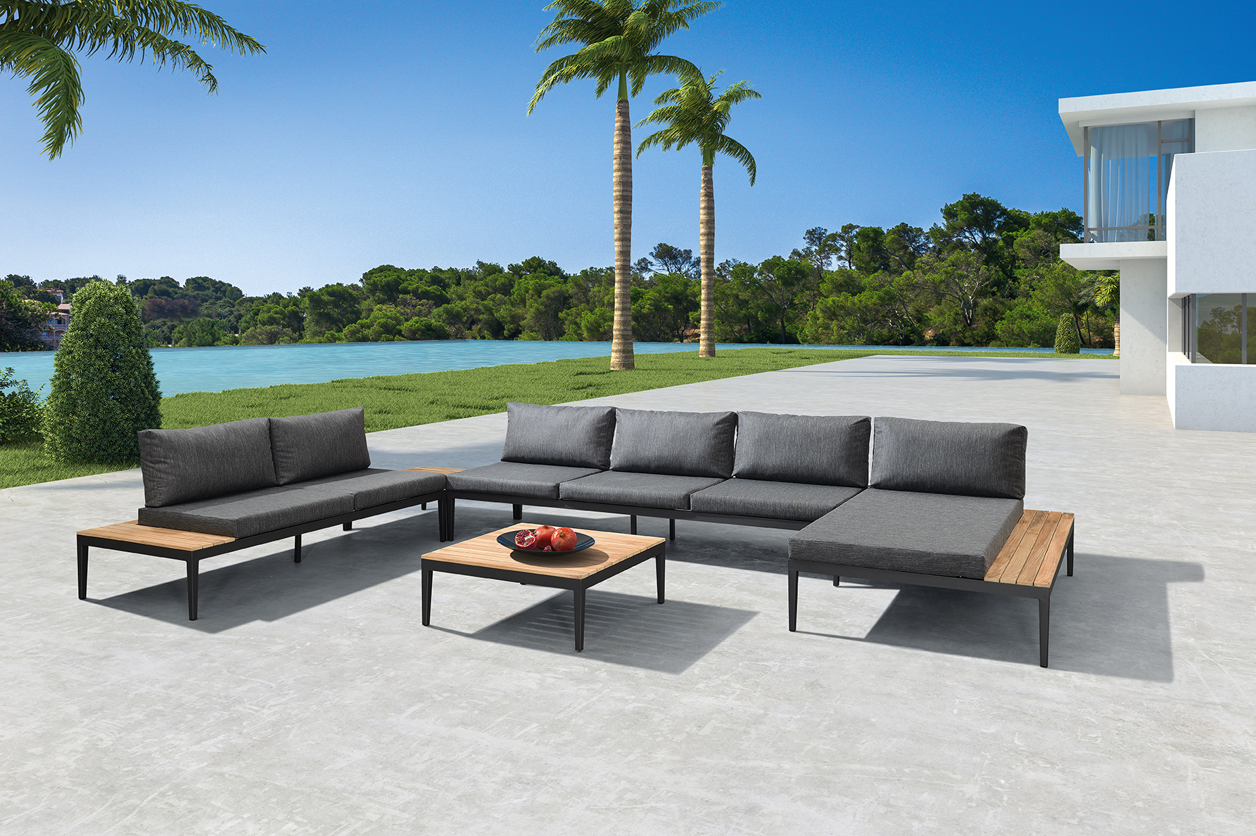 outdoor furniture alum.chair alum.table alum. sofa