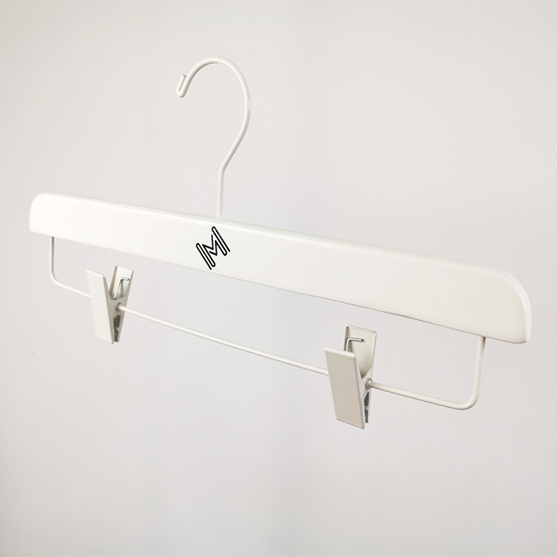 White beech wood pants hanger