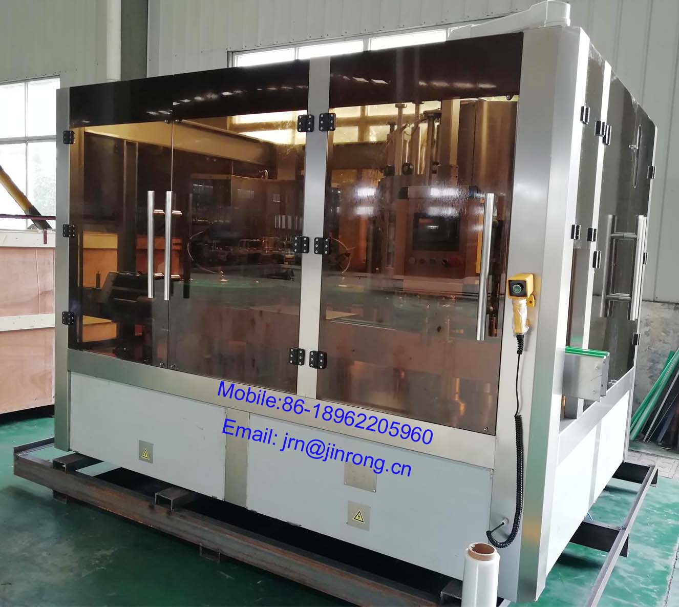 glass bottle aluminium cap filling machine for alcohol