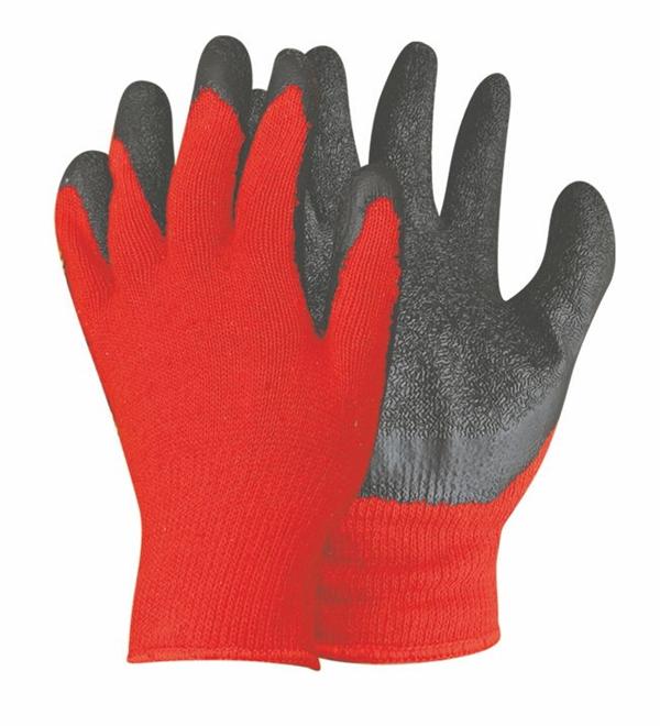 10g Cotton Crinkle Finished Latex Coated Gloves