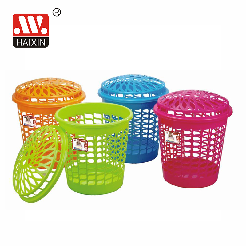 Plastic Laundry Baskets with lid for Household