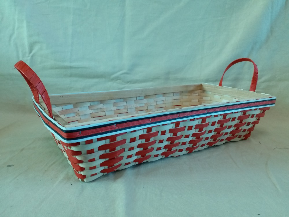 Gushi yufeng Long Oval Wicker Tray Basket x 59cm Christmas Gift Fruit Hamper