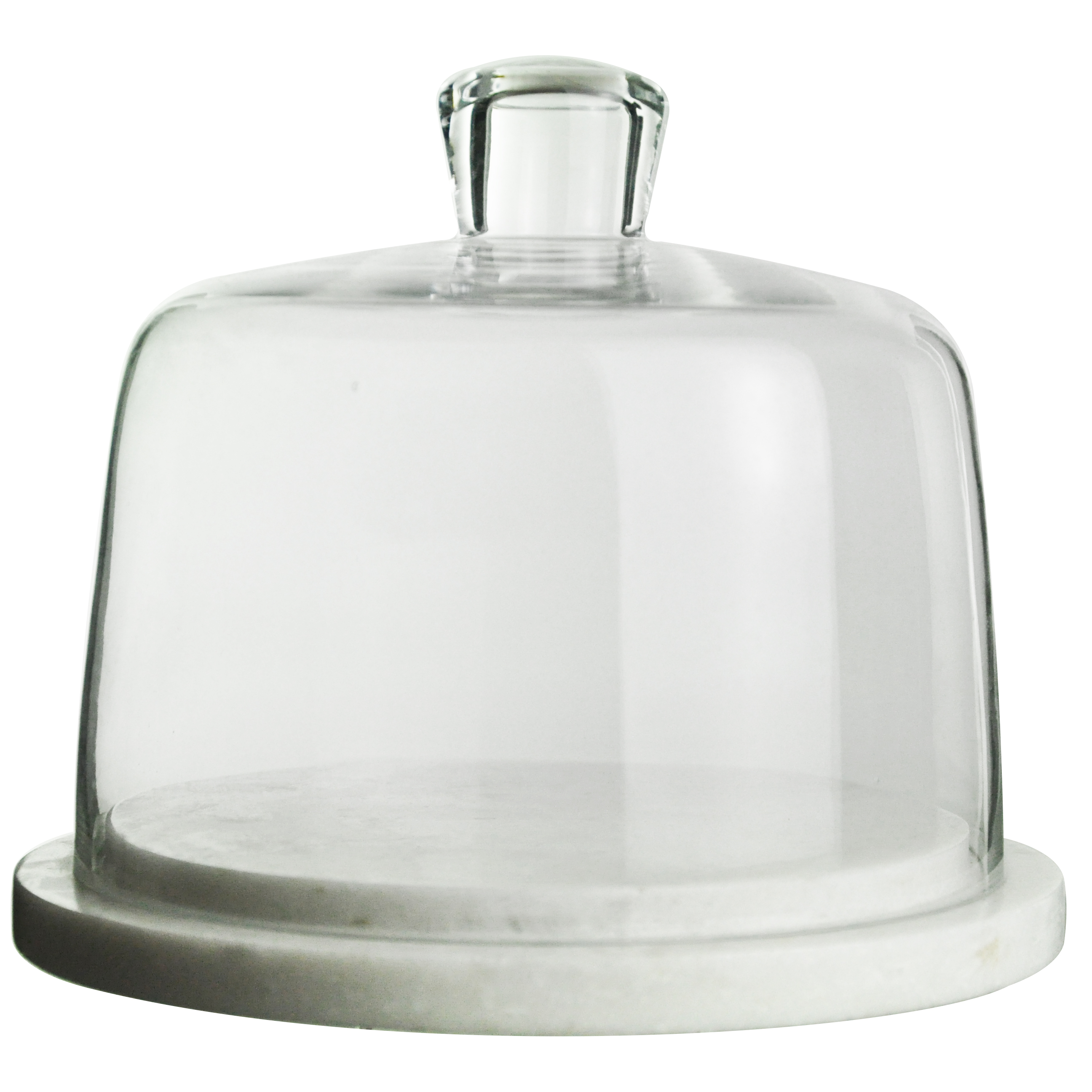 Cake dome set, Marble board and glass dome