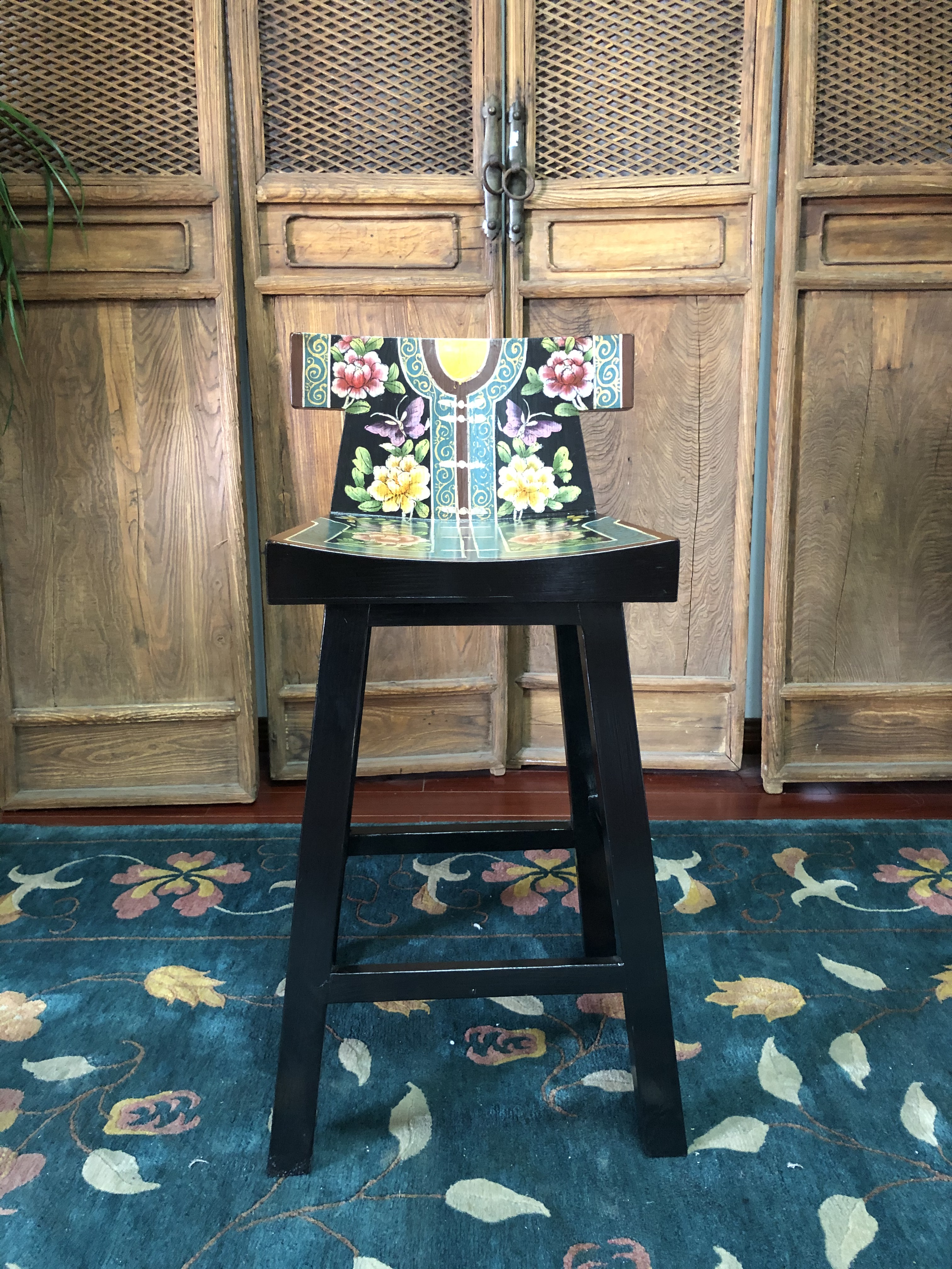 wooden furniture/ antique furniture / solid furniture/ elm furniture/ painted chair