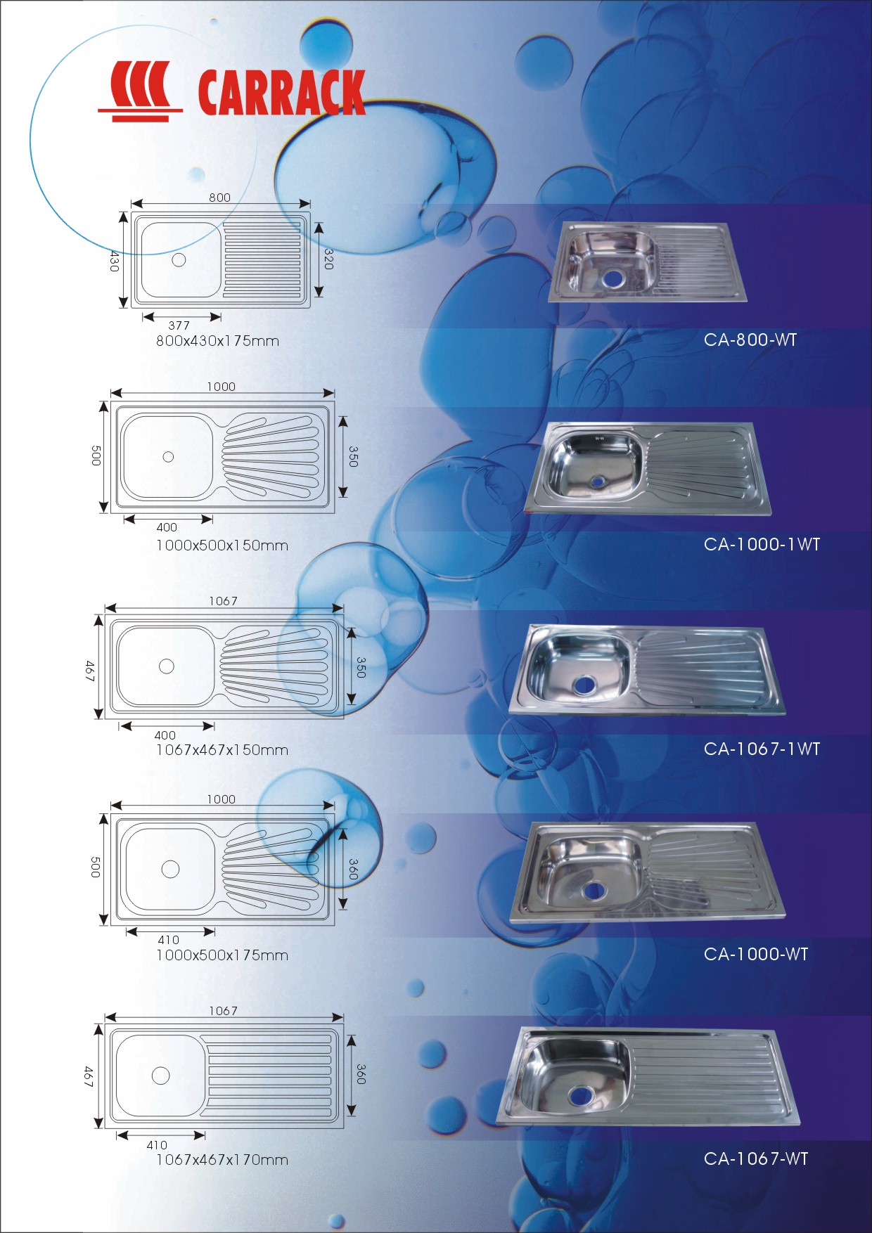 Stainless steel sink