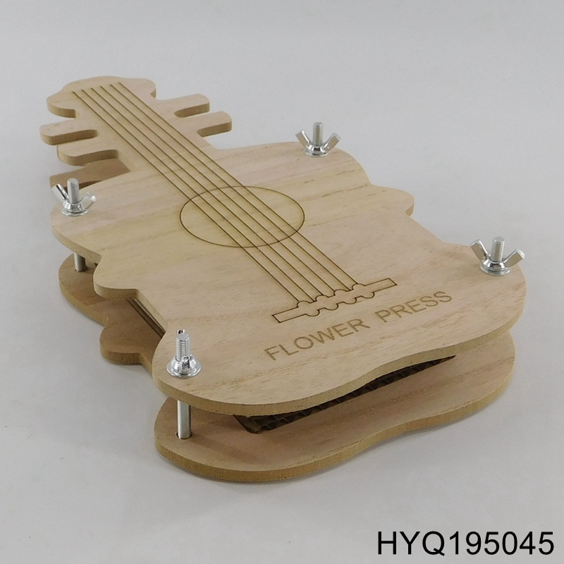 Wood flower press