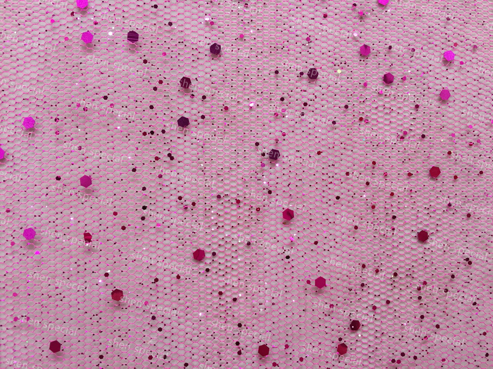 decoration fabric tulle mesh with glitter