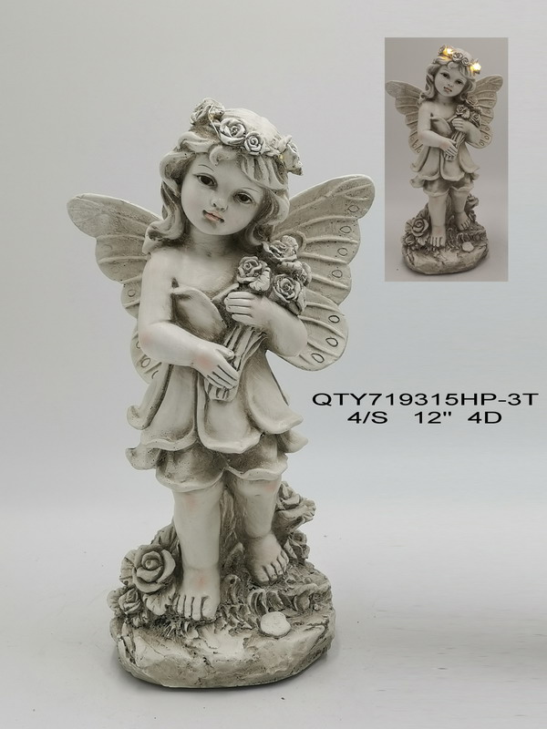 Garden fairy with LED