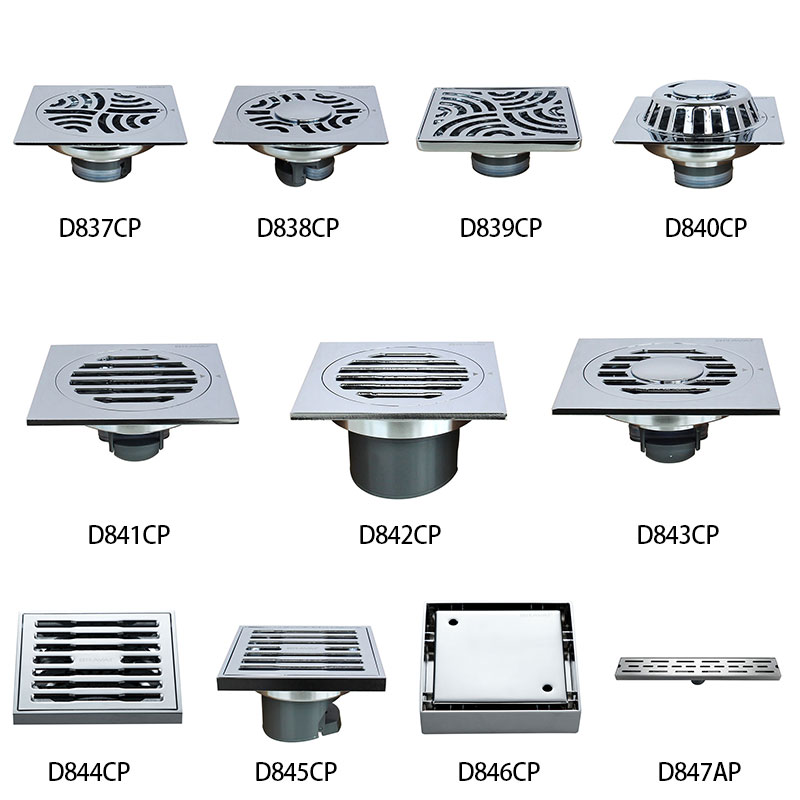 Bravat Stainless Steel Floor Drain