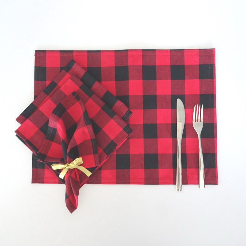 buffalo check design kitchen sets collection/ven glove/potholder/kitchen towel/pot holder set