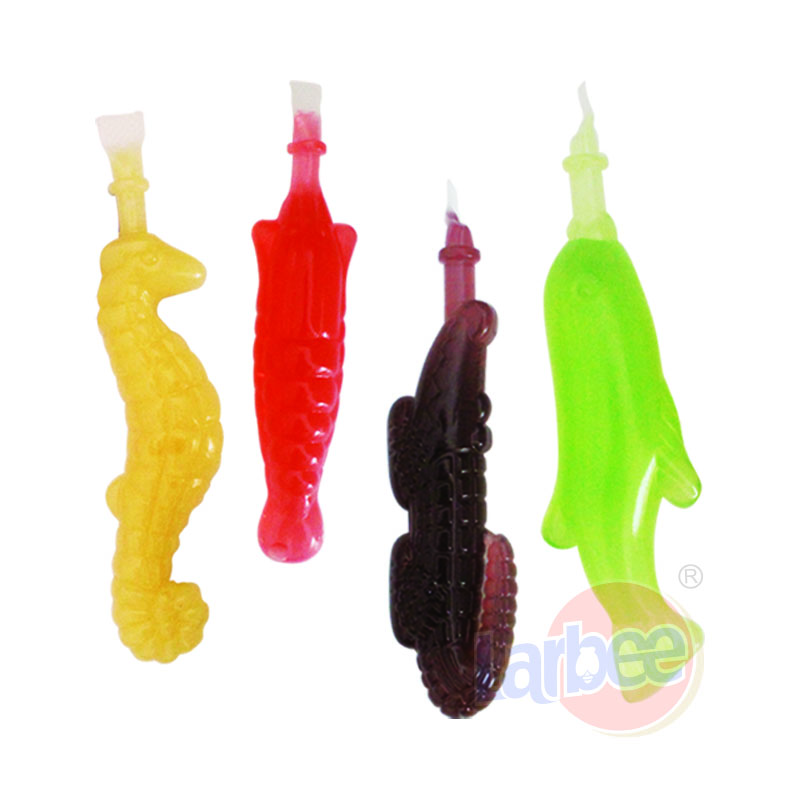 Jelly drink in round jar-animal shaped