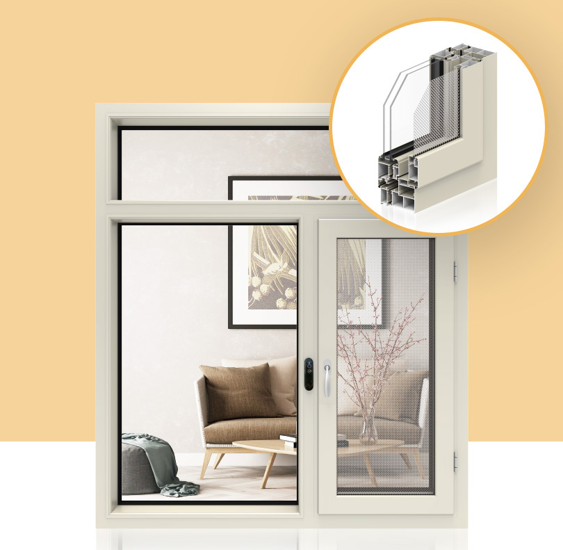 Fenan Custom Aluminum Horizontal Soundproof Casement Windows
