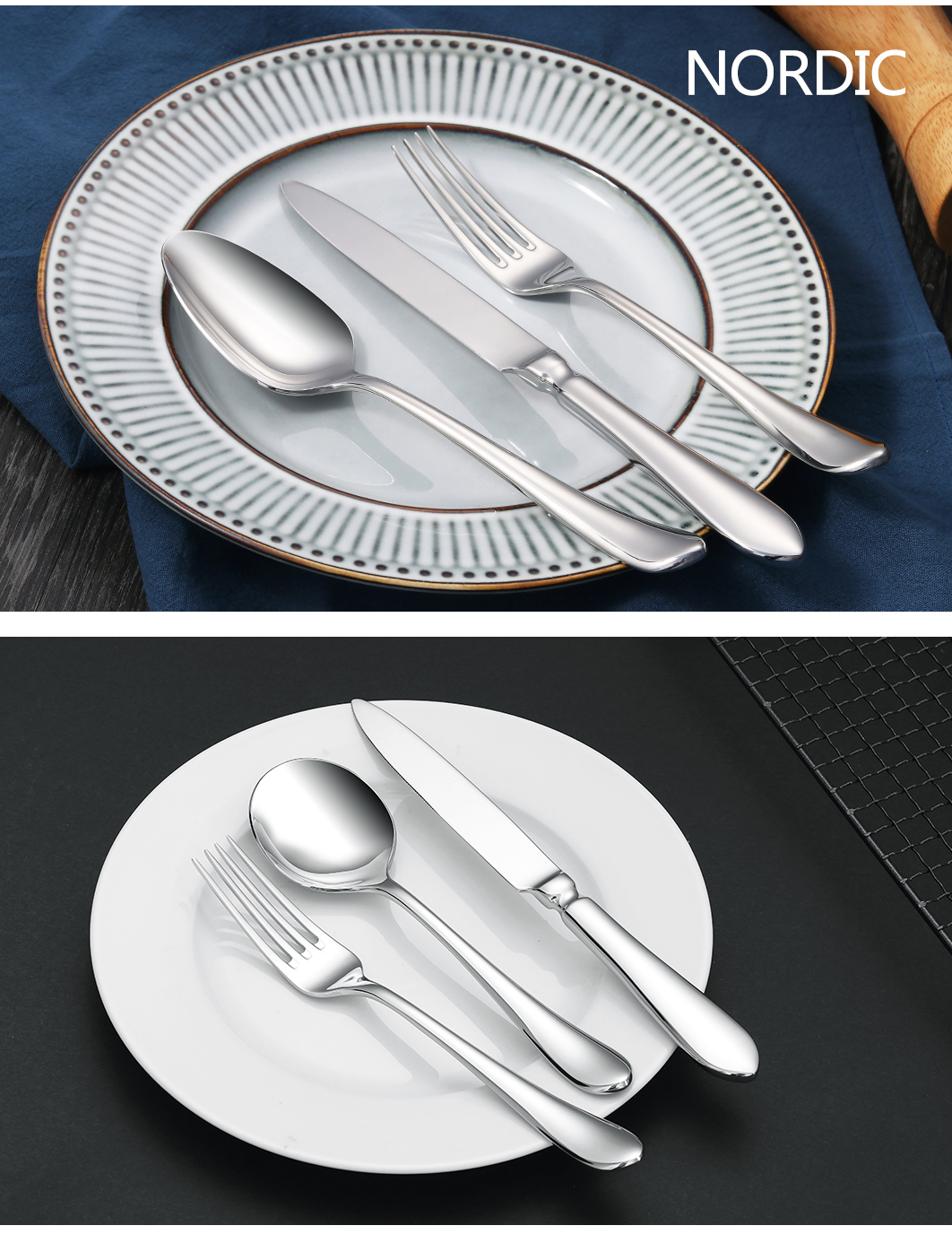 High Quality Stainless Steel Cutlery Set Stainless Steel Flatware Tableware Wholesale For Restaurant Hotel