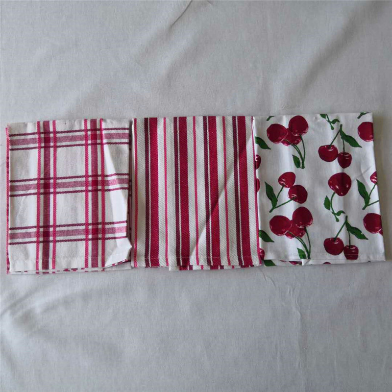 printed tea towel set of 3