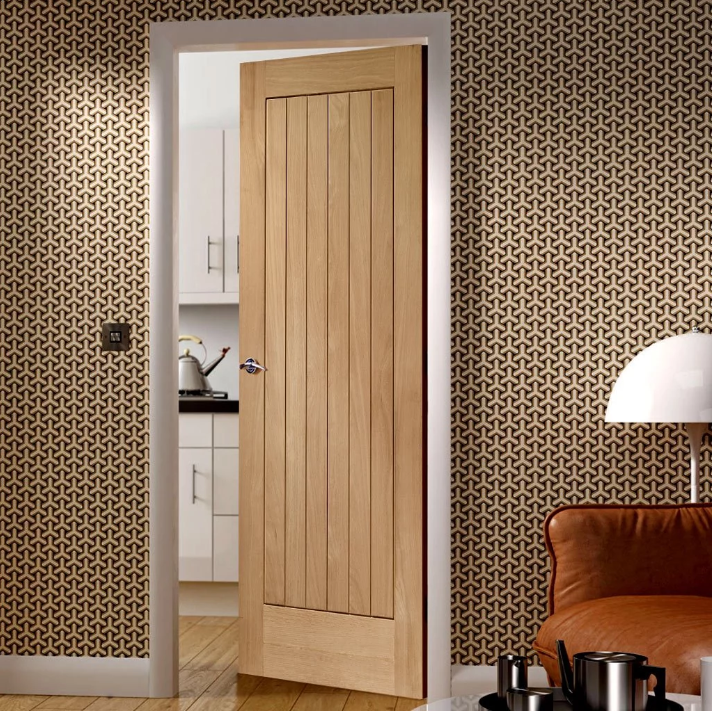 Classic Mexicano White Oak Flush door (swing door)