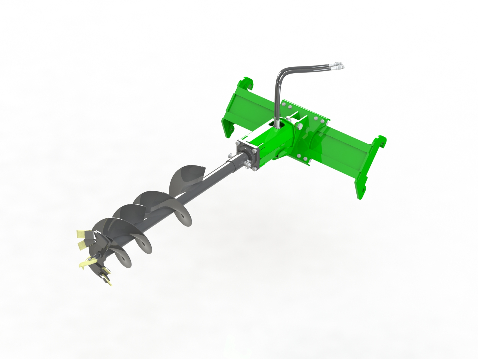 Hydraulic Driven Attachements Of Excavator, Model Zhd12 / Wvda / Zvfl / Zfmn