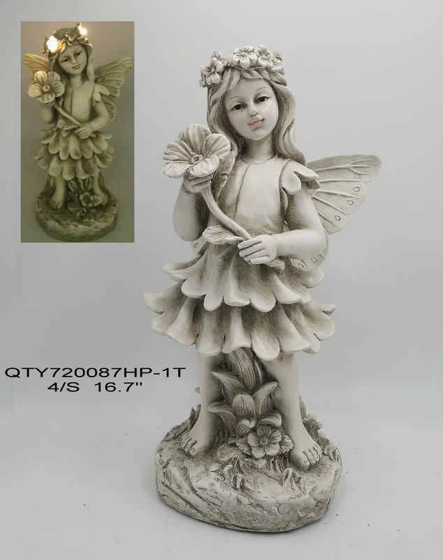 Garden fairy with LED