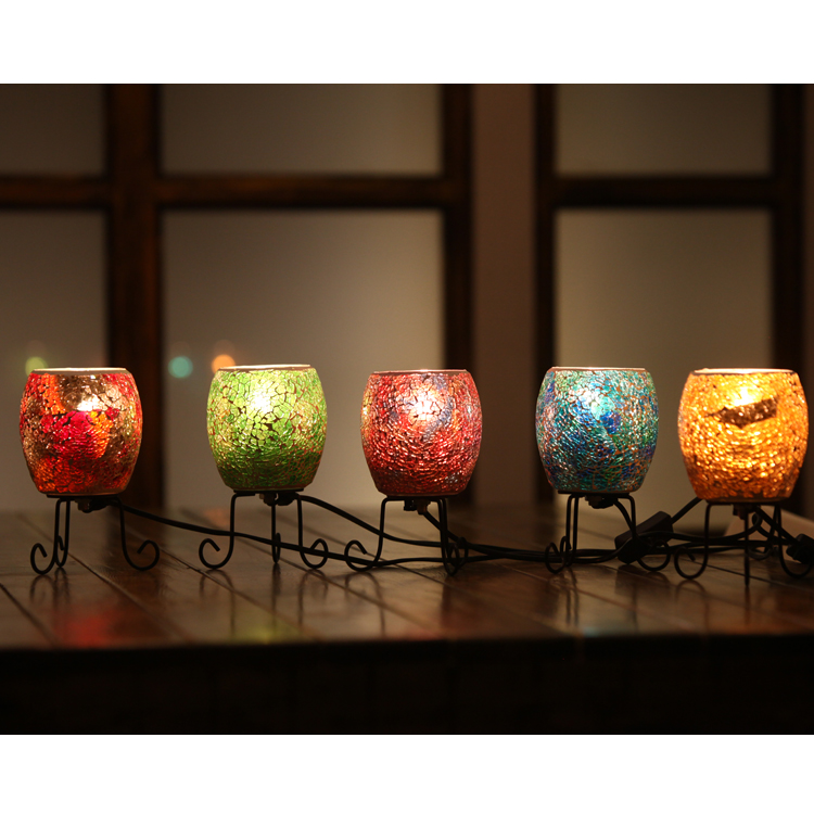 Lamp mosaic glass table lamp