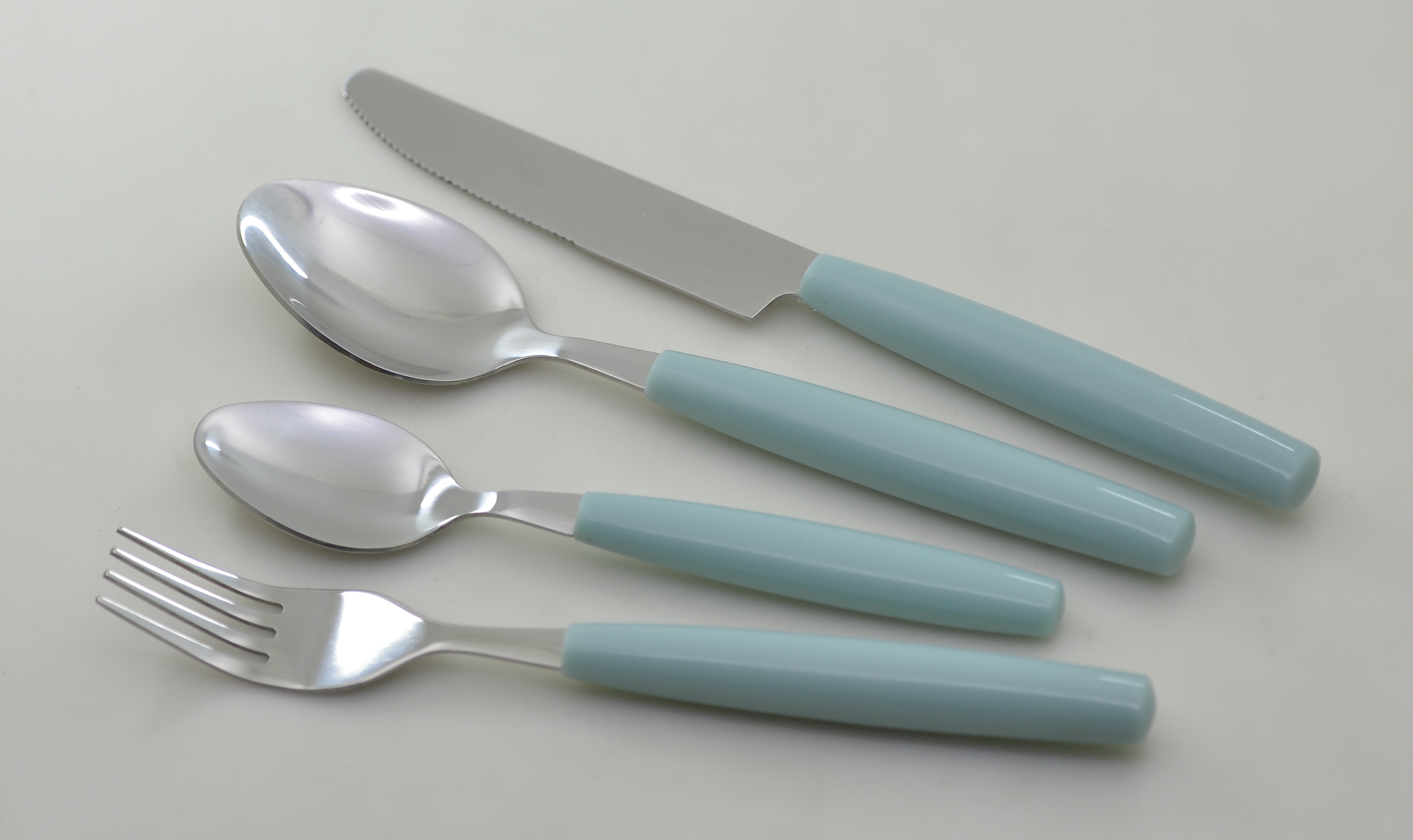 Low price plastic handle S.S flatware
