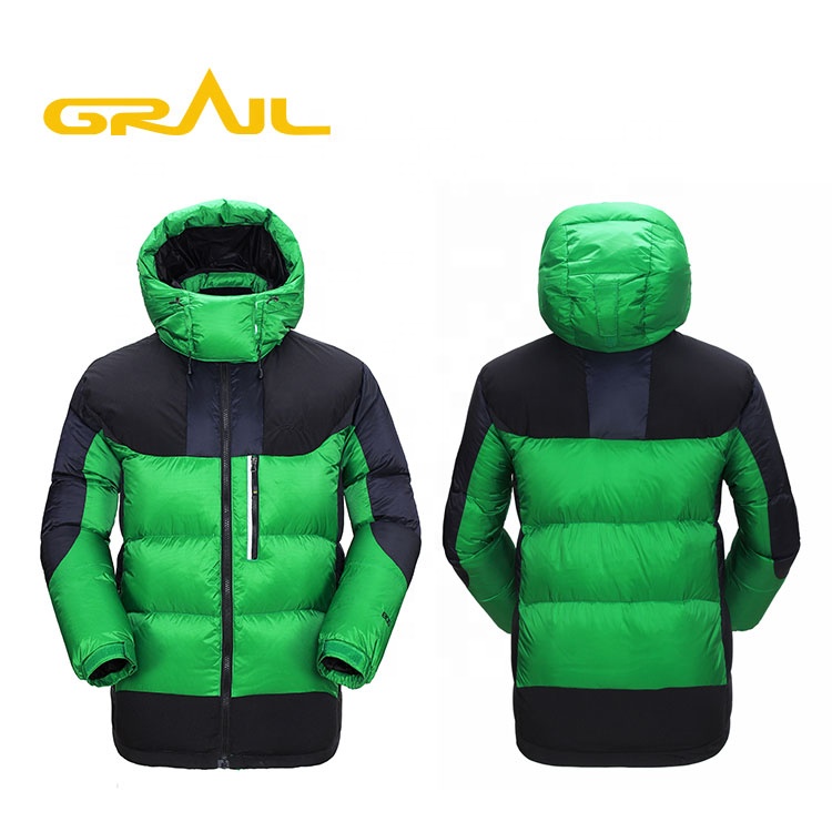 New fashionable Men's heavy shiny down jacket