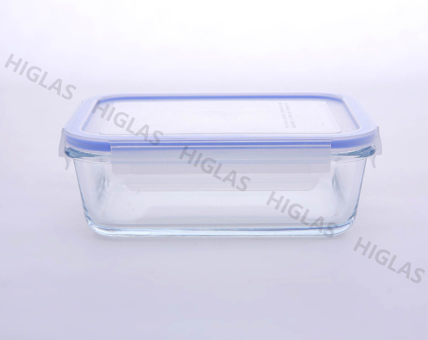 1.9L/0.9L/0.4L Rect. borosilicate glass food container with pp lid