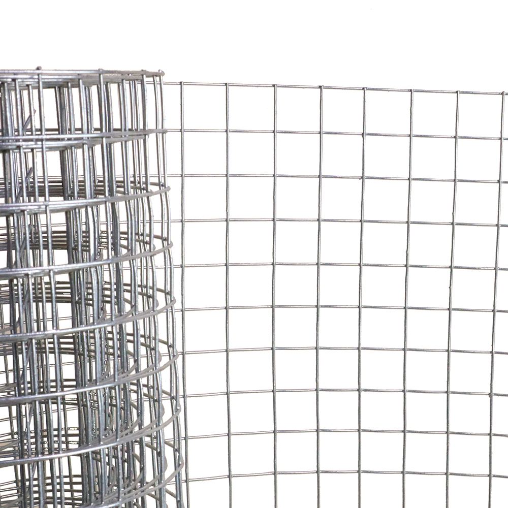 Galvanised Rabbit Wire Mesh Square Mesh Wire Netting 10 x 10mm