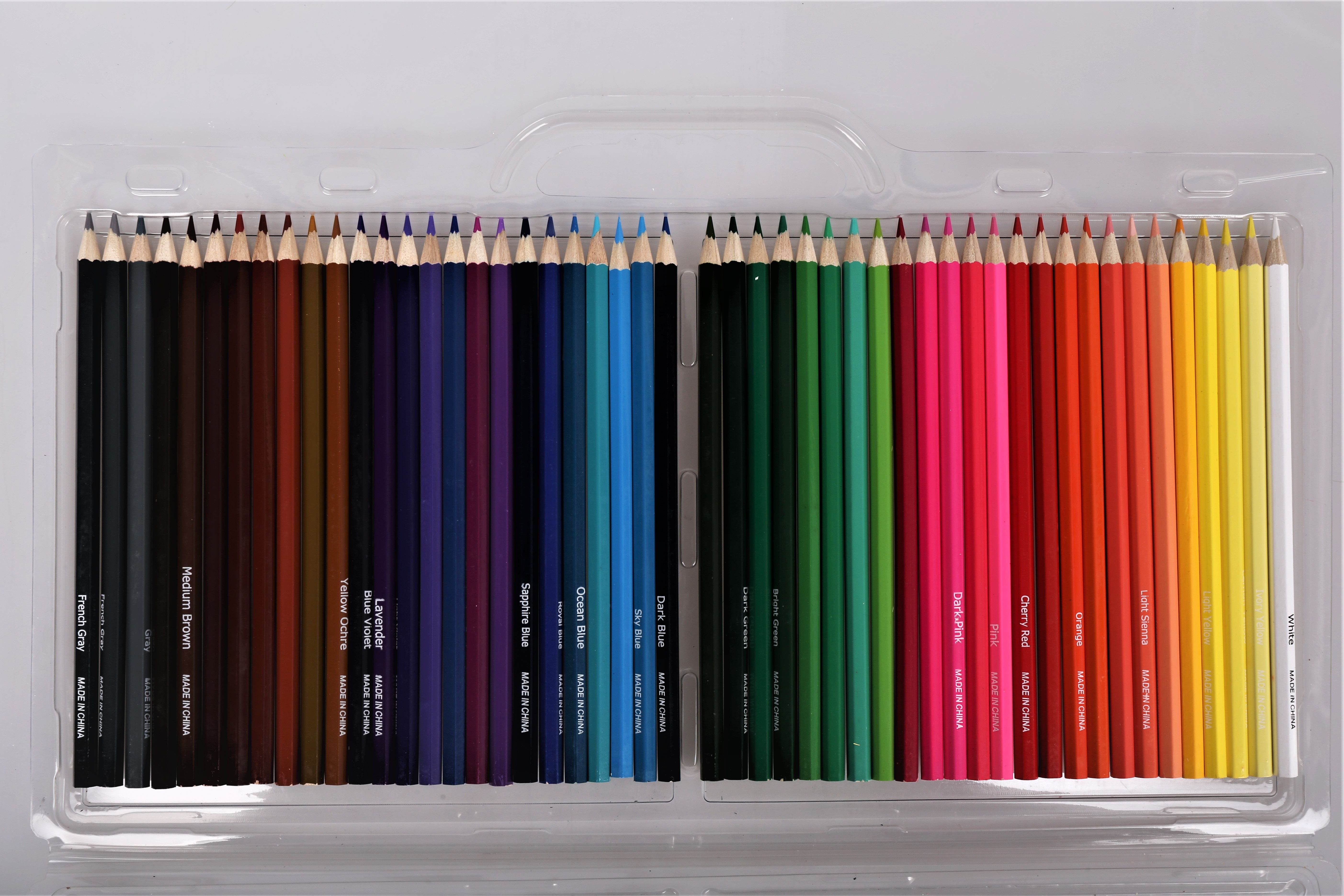 50color pencils in PET box
