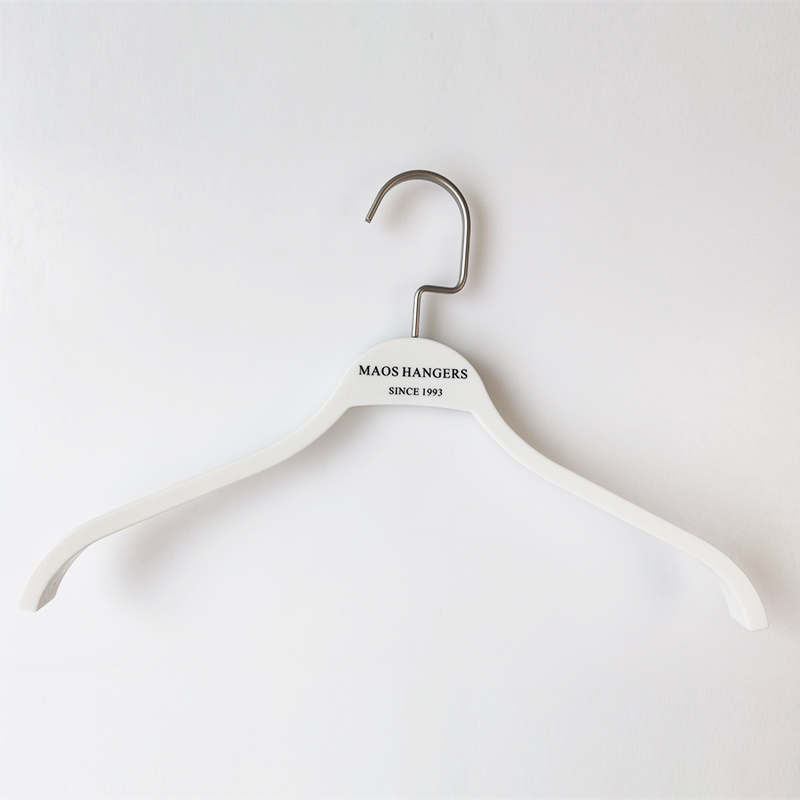 White color Kid's clothes plastic hanger